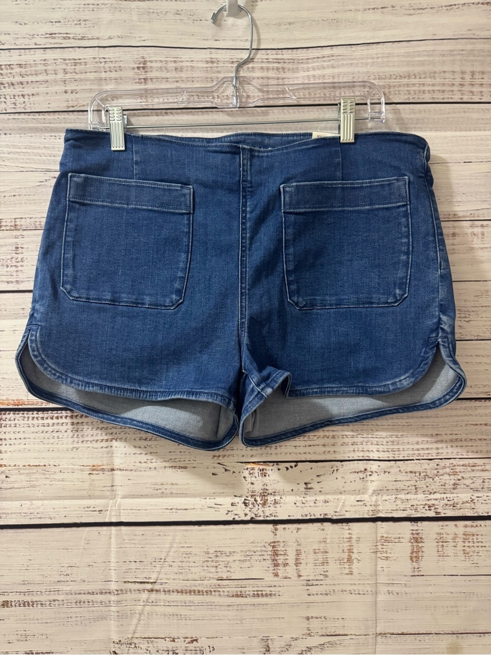 American Eagle Outfitters Dark Blue Denim Micro Shorts